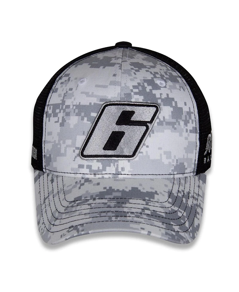 Checker Flag Sports Men's Camo Brad Keselowski Digital Adjustable Hat