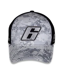 Checker Flag Sports Men's Camo Brad Keselowski Digital Adjustable Hat