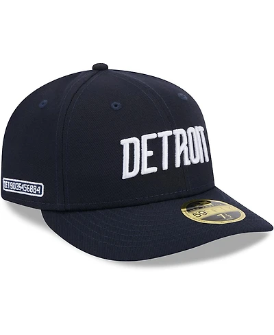 New Era Men's Navy Detroit Tigers 2024 City Connect Low Profile 59FIFTY Fitted Hat