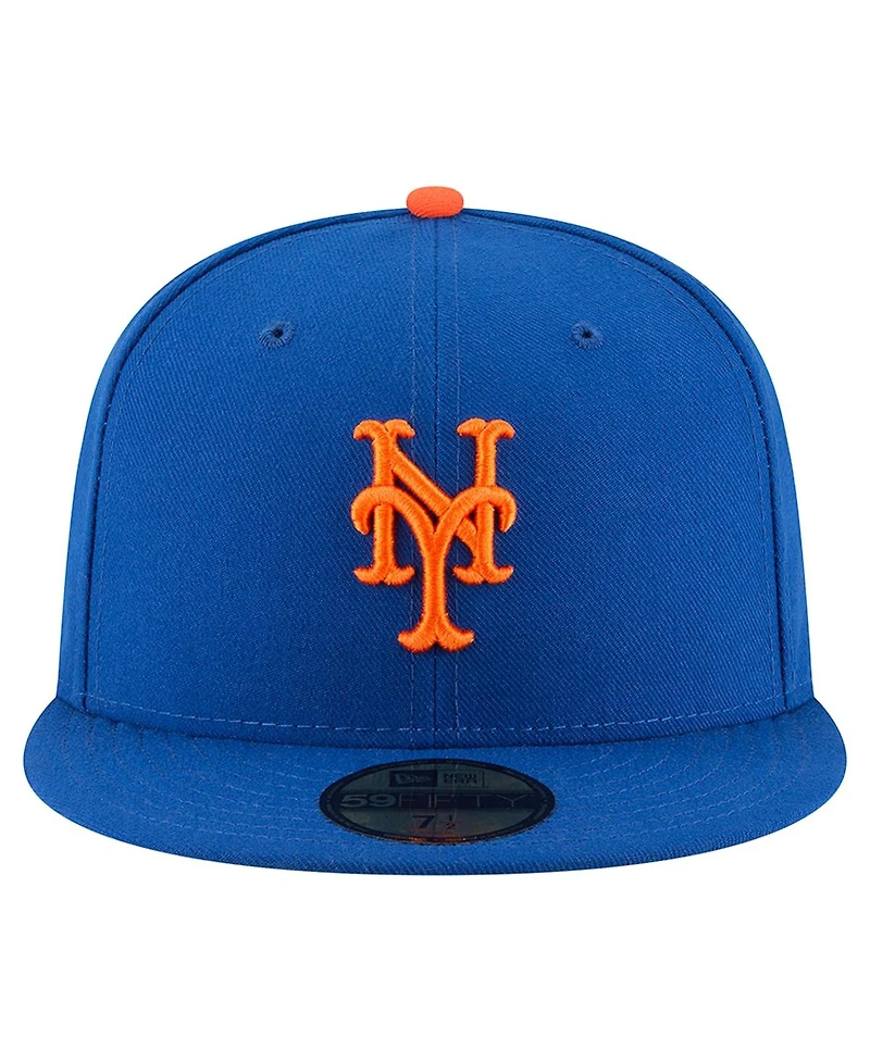 New Era Men's Dwight Gooden Royal York Mets Jersey Retirement 59FIFTY Fitted Hat