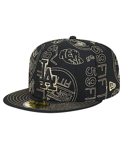 New Era Men's Los Angeles Dodgers 59FIFTY Day Allover Fitted Hat