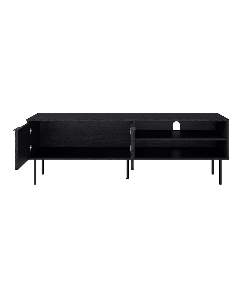 Amber & Emily Tv Stand with Fluted Doors for TVs up to 75"