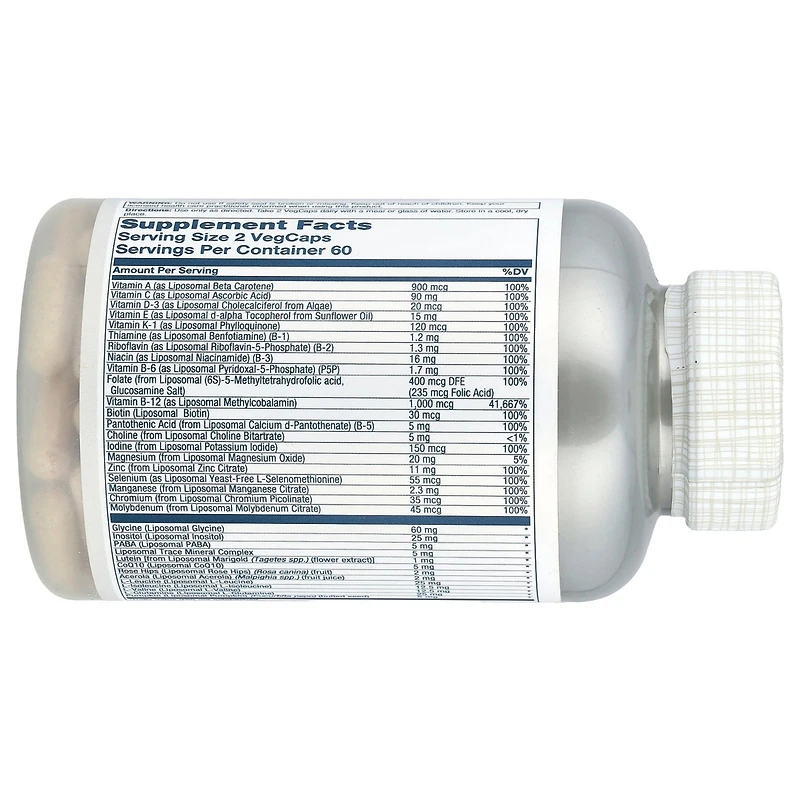 Solaray Men's Liposomal Multivitamin High Potency