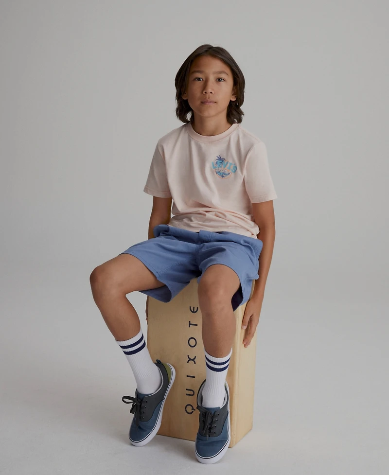 Levi's Big Boys Skinny Fit Dobby Shorts