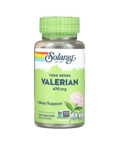 Solaray True Herbs Valerian 470 Mg 100 Vegcaps