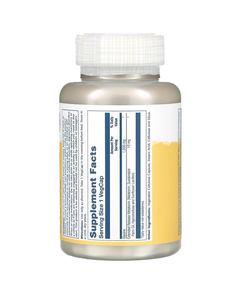 Solaray Extended Release Melatonin With Glycine