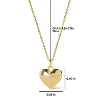 Ana Luisa - Gold Heart Necklace - Lev Small