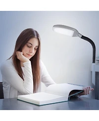Litespan 53" Dimmable Led Reading Task Lamp with Height Adjustable Gooseneck Head