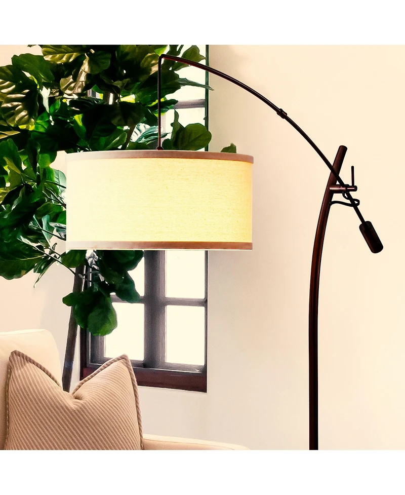 Grayson 84" Led Arc Floor Lamp with Adjustable Arm