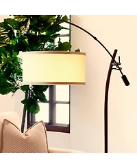 Grayson 84" Led Arc Floor Lamp with Adjustable Arm