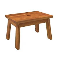 Step Stool 15"x10.2"x8.7" Solid Wood Acacia