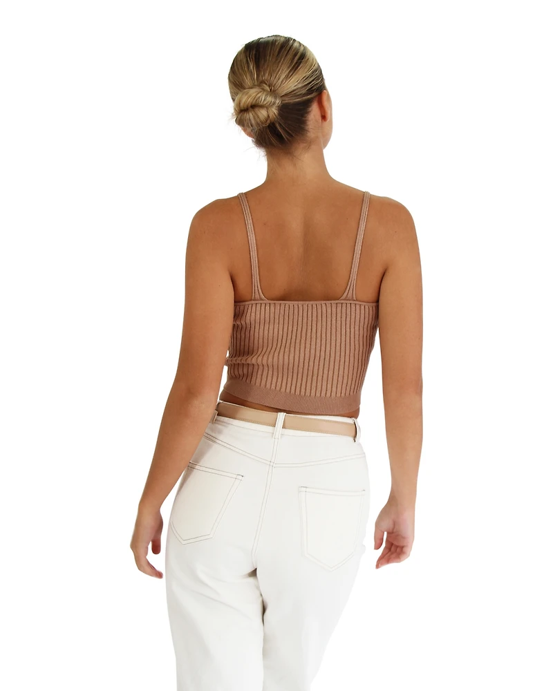 Belle & Bloom Women's All I Need Knit Crop