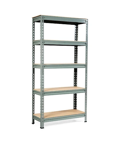 5-Tier Steel Shelving Unit Storage Shelves Heavy Duty Rack
