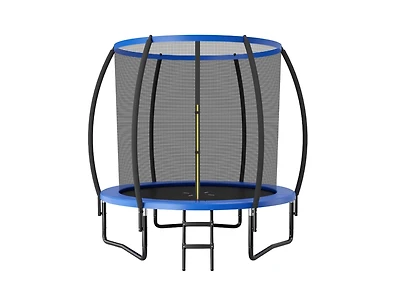 Slickblue 8 Feet Astm Approved Recreational Trampoline with Ladder
