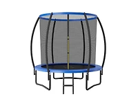 Slickblue 8 Feet Astm Approved Recreational Trampoline with Ladder