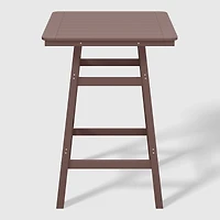 WestinTrends 5-Piece Hdpe Outdoor Patio Dining Bar Bistro Table Set with Stools