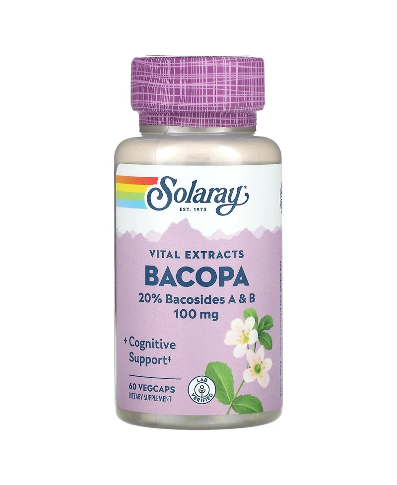 Solaray Vital Extracts Bacopa 100 mg