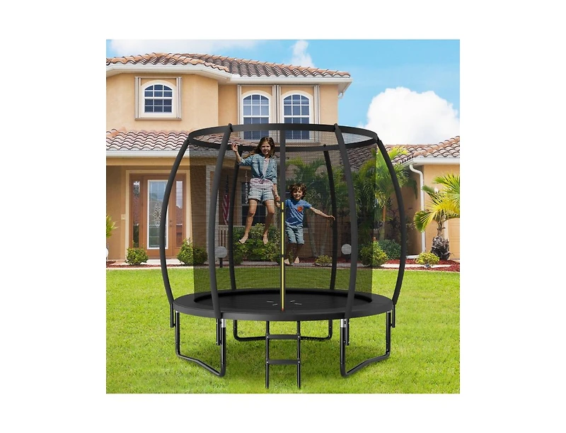 Slickblue 8 Feet Astm Approved Recreational Trampoline with Ladder