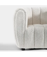 Lysander 41" Boucle Fabric Accent Club Chair