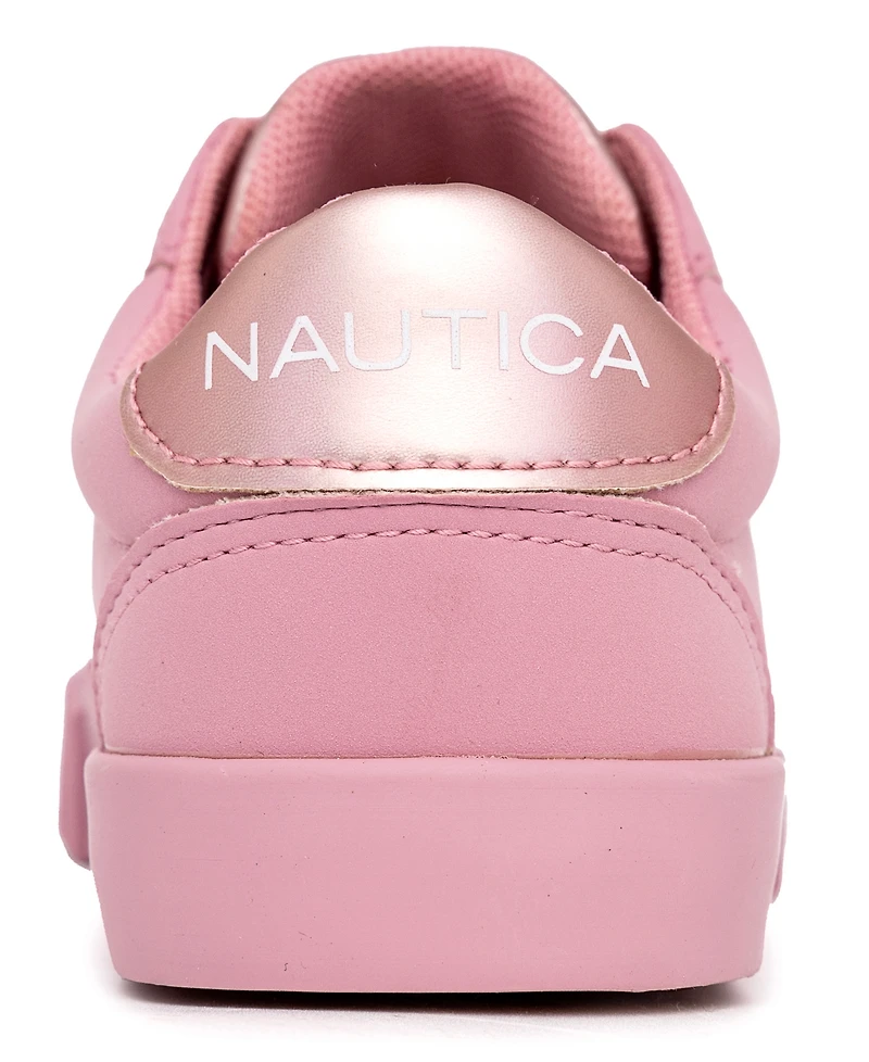 Nautica Little and Big Girls Steam Lace Up Sneakers