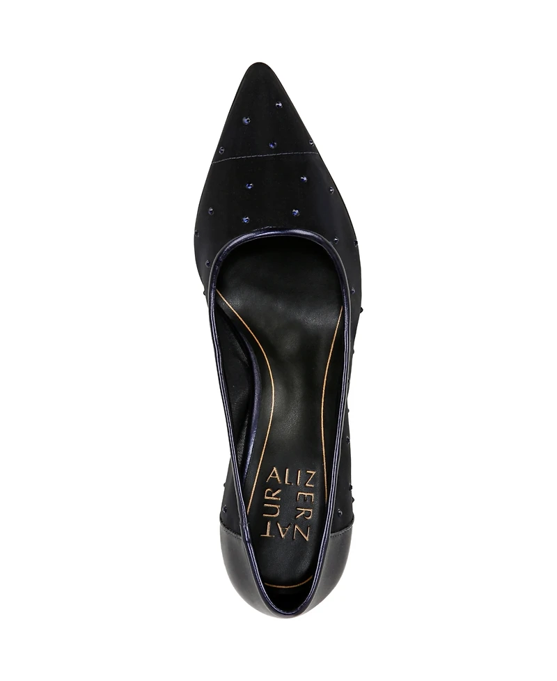 Naturalizer Women's Everly 4 Dress Pumps - Midnight Blue Faux Leather