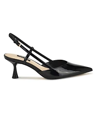 Nine West Women's Rhonda Kitten Heel Slingback Pumps