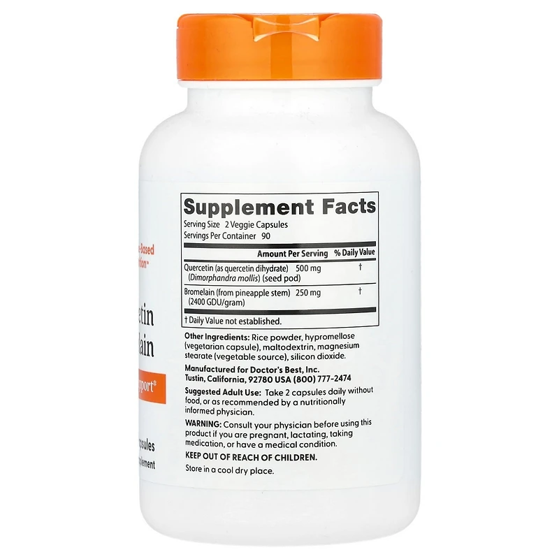 Doctor's Best Quercetin Bromelain