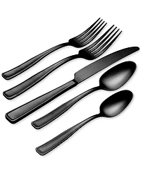 Oneida Reid Black 20-Pc. Flatware Set, Service for 4