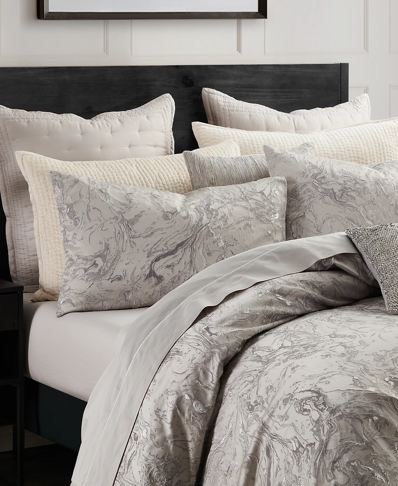 Donna Karan Home Liquid Marble Duvet Cover, Full/Queen