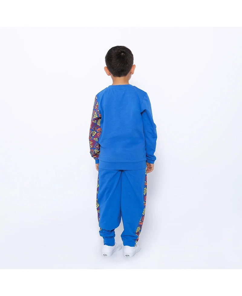 Mixed Up Clothing Boys Crewneck Sweatshirt and Jogger Pants Set