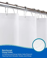 Kenney Fabric Shower Curtain