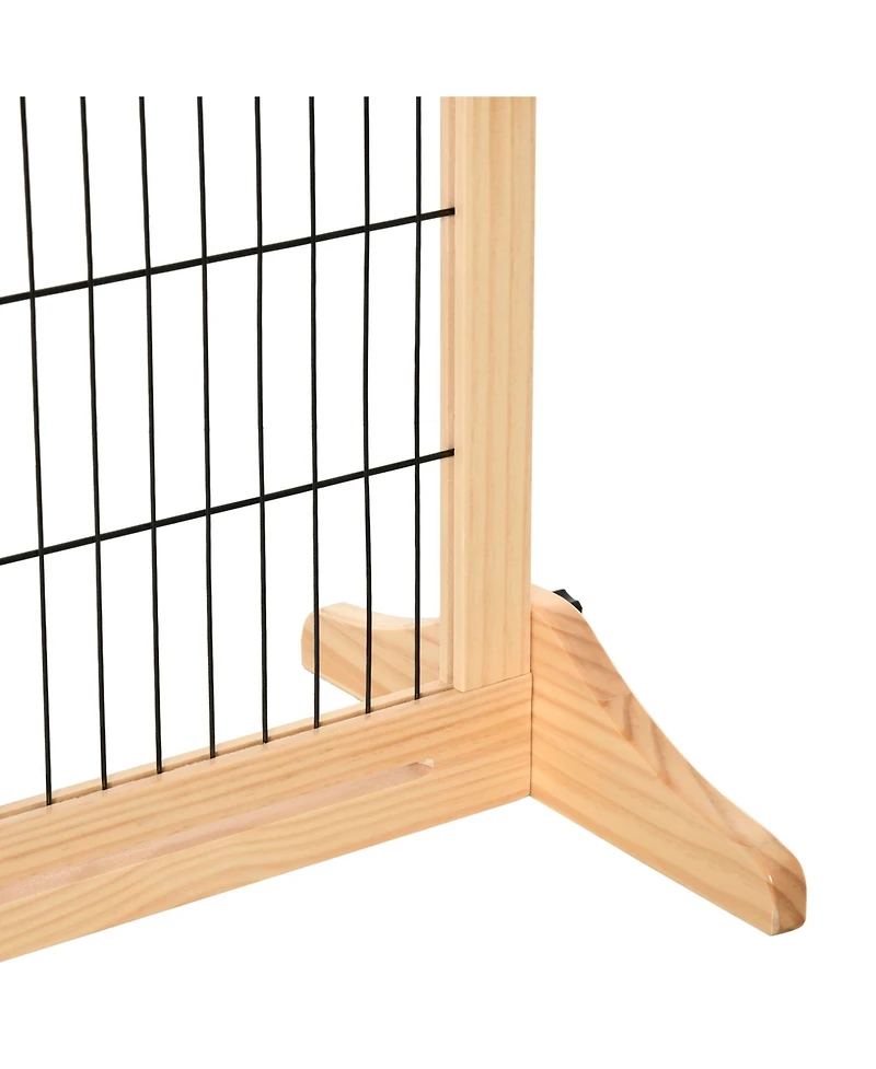 Expandable Pet Gate for Various Openings Adjustable up to 6 Feet, Safe and Stable