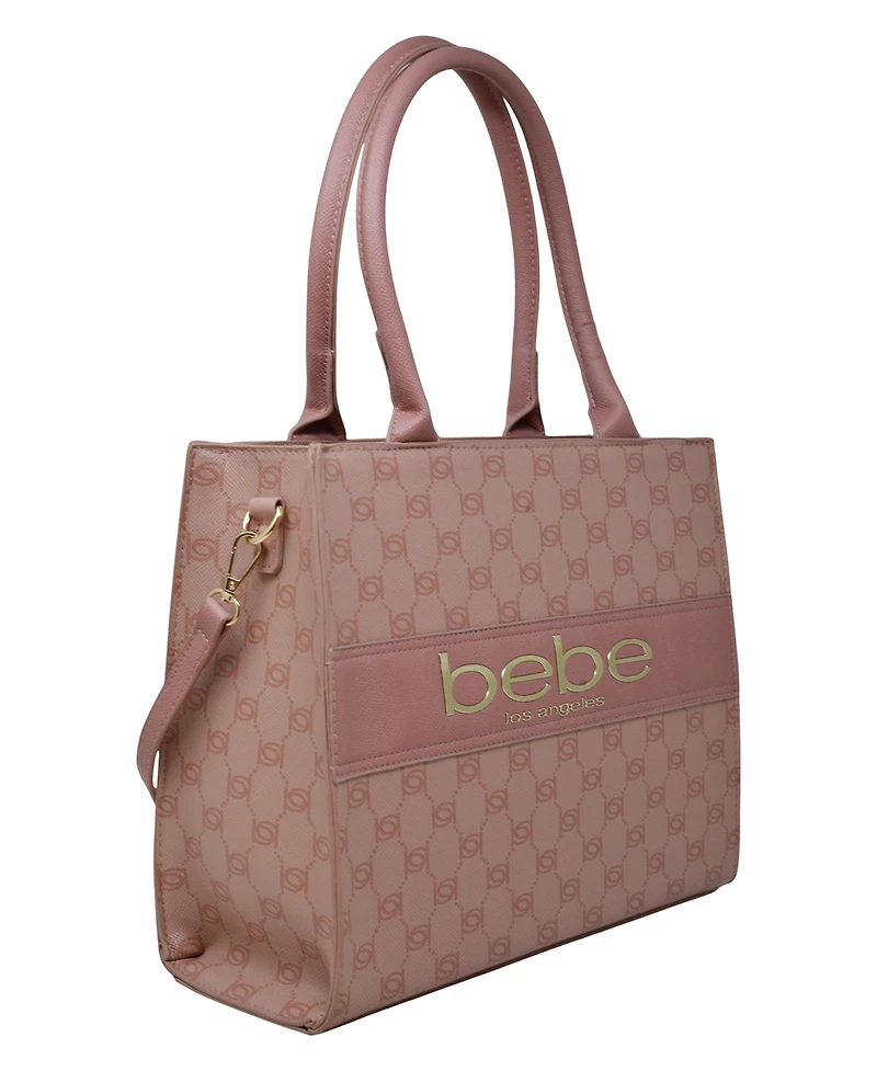 Bebe Serena Monogram Tote Bag