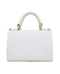 Bebe Alex Quilted Satchel Bag with Card Holder