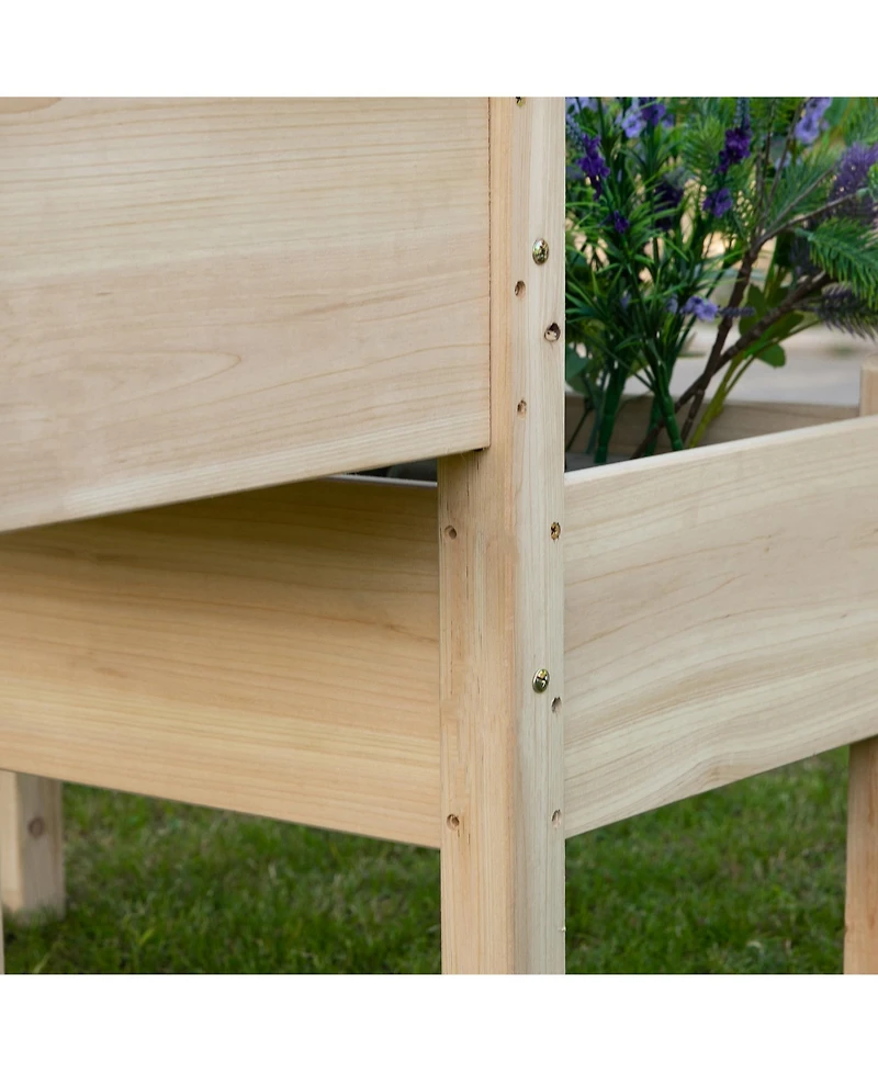 Spacious Double-Decker Garden Bed Maximize Space, Enhance Growth