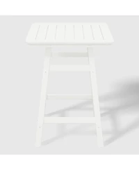 WestinTrends 5-Piece Hdpe Outdoor Patio Dining Bar Bistro Table Set with Counter High Stools