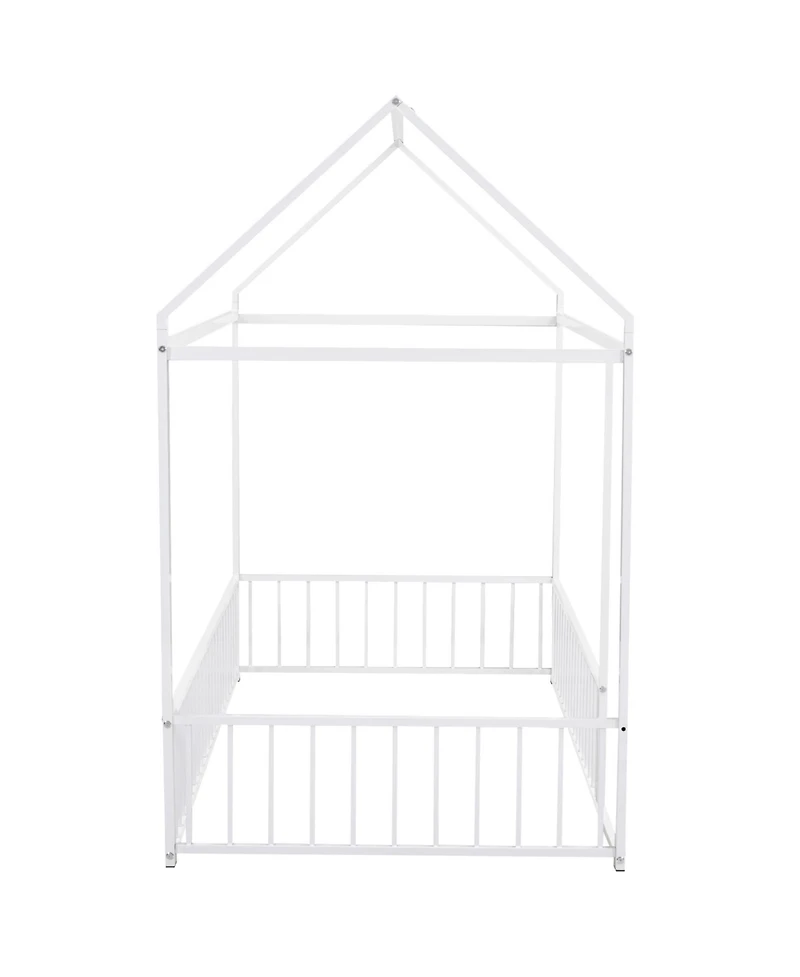 Streamdale Twin Metal Bed with Fence