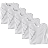 KingSize Big & Tall 5-Pack Cotton Crewneck Undershirts