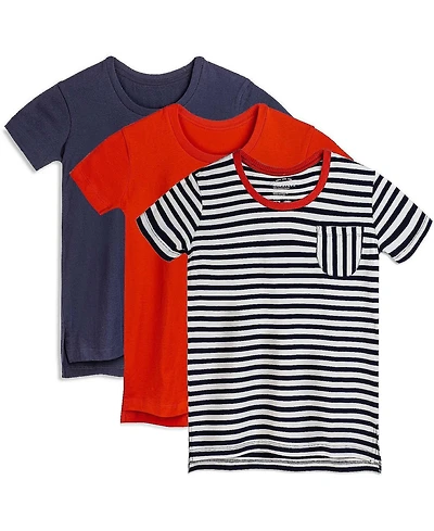 Mightly Girls 3pk Fair Trade Organic Cotton Extended Length Tees