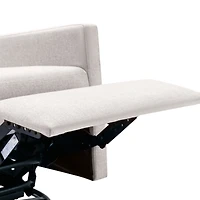 Streamdale Plush Nursery Rocker with Glider and Swivel