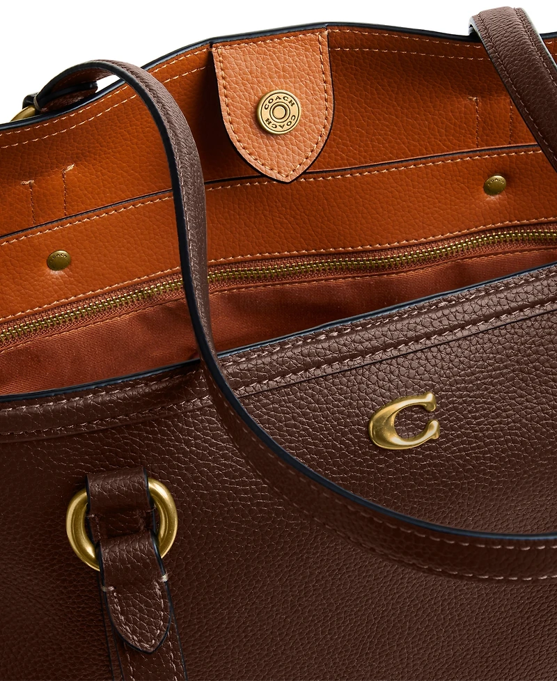 Coach Legacy Medium Pebble Leather Tote Bag