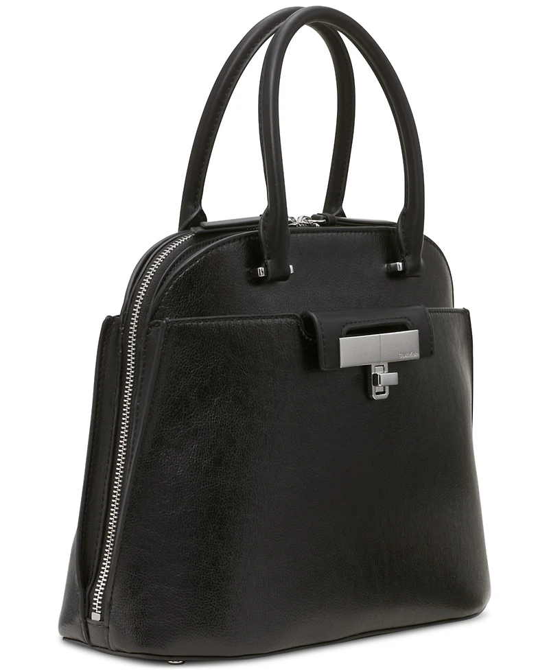 Calvin Klein Becky Convertible Turnlock Dome Satchel
