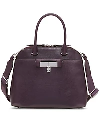 Calvin Klein Becky Convertible Turnlock Dome Satchel