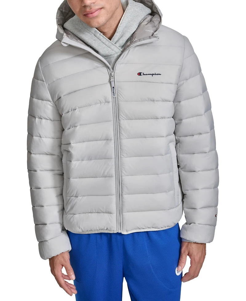 Champion Men's Performance Quilted Hooded Jacket