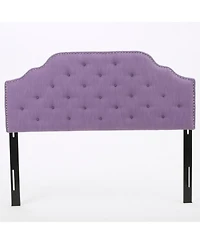 Simplie Fun Contemporary Button-Tufted Upholstered Headboard with Nailhead Accents