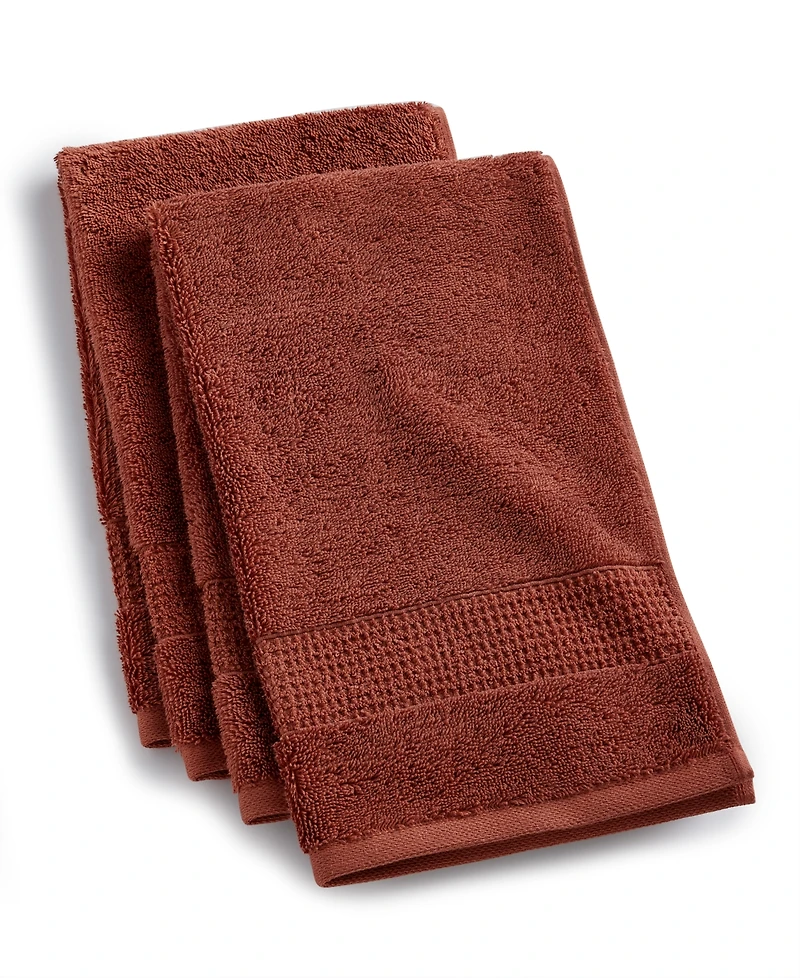 Oake Organic Cotton 2-Pk. Hand Towel, Exclusively at Macy's