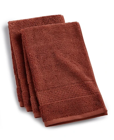 Oake Organic Cotton 2-Pk. Hand Towel, Exclusively at Macy's