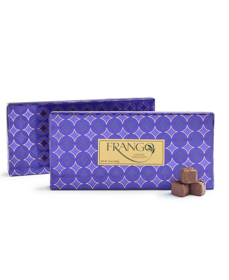 Frango Chocolates 2 Pack Holiday 1 Lb Wrapped Box of Caramel Milk Chocolates, Created for Macy's