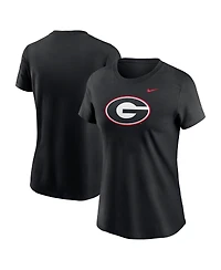 Nike Women's Black Georgia Bulldogs Primetime Evergreen Logo T-Shirt