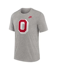 Nike Men's Ohio State Buckeyes Blitz Evergreen Legacy Primary Tri-Blend T-Shirt